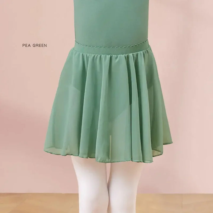 Jupette mousseline taille élastique Klarys