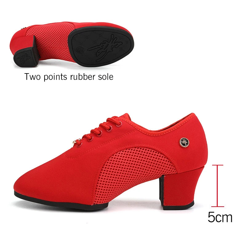 Sneakers à talons Pemma coloris noir ou rouge semelles au choix