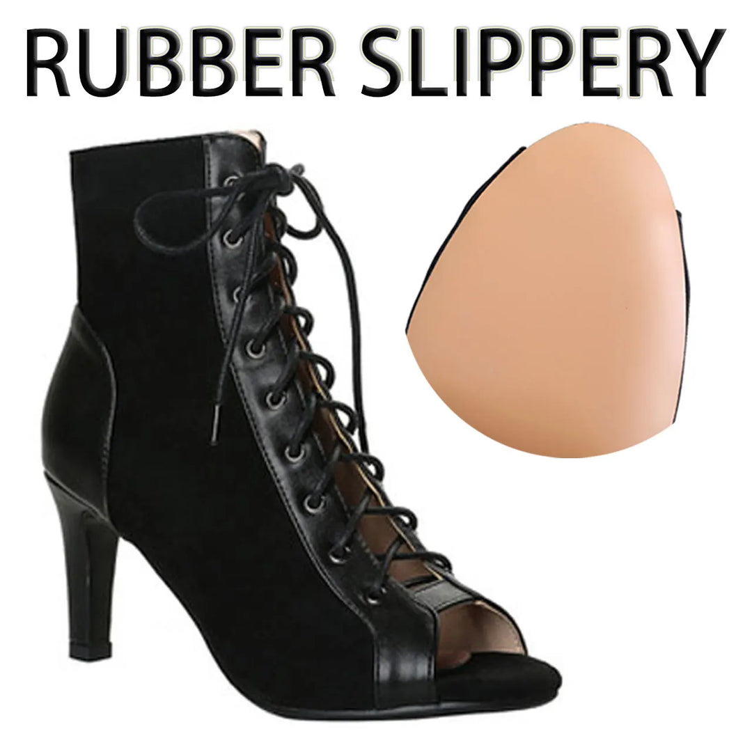 Bottines danse Myriam noir Talons de 7 à 11cm