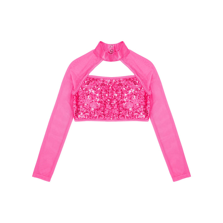 Top manches longues avec sequins Uma