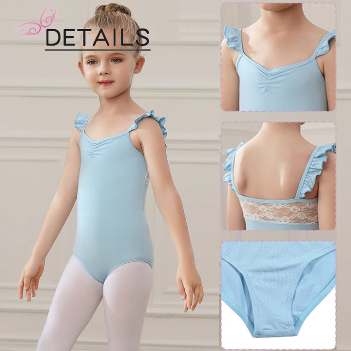 Justaucorps bretelles fantaisie Ondine