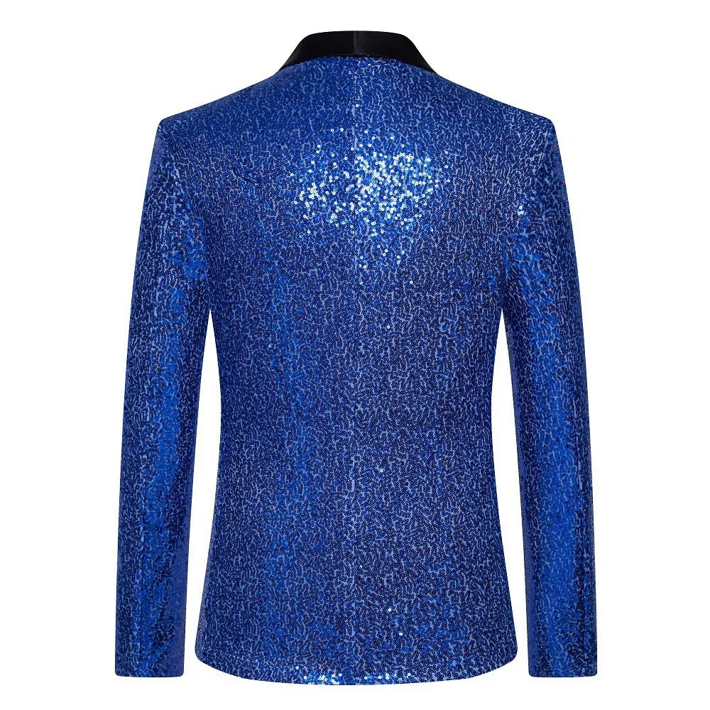 Veste costume Homme à paillettes Omar