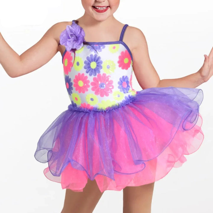 Robe Tutu bretelles Colorful Janelle