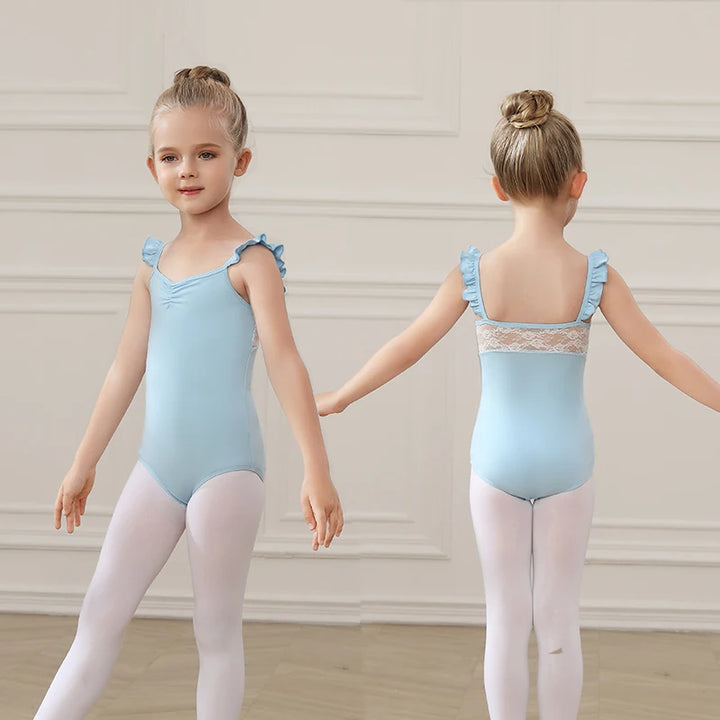 Justaucorps bretelles fantaisie Ondine