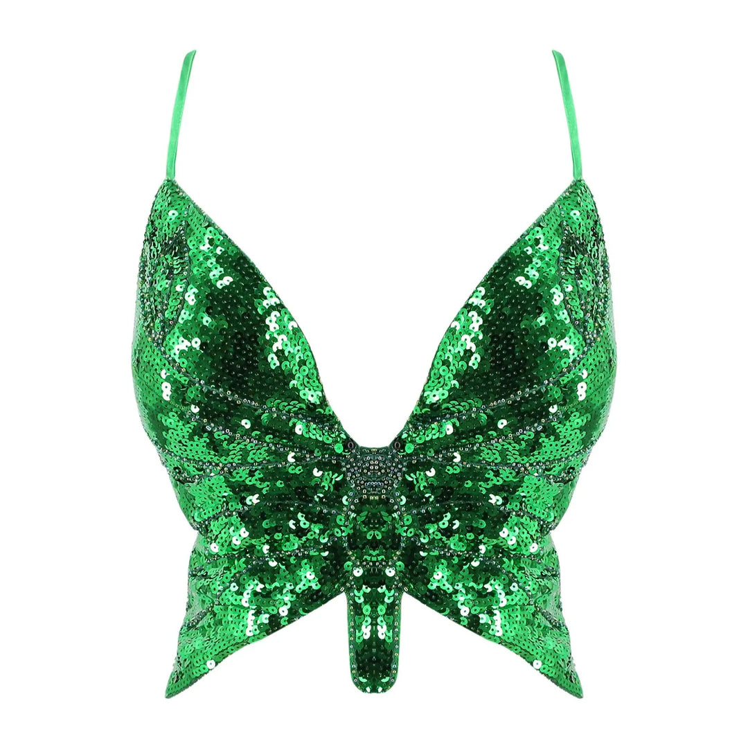 Bustier Paillettes Papillon