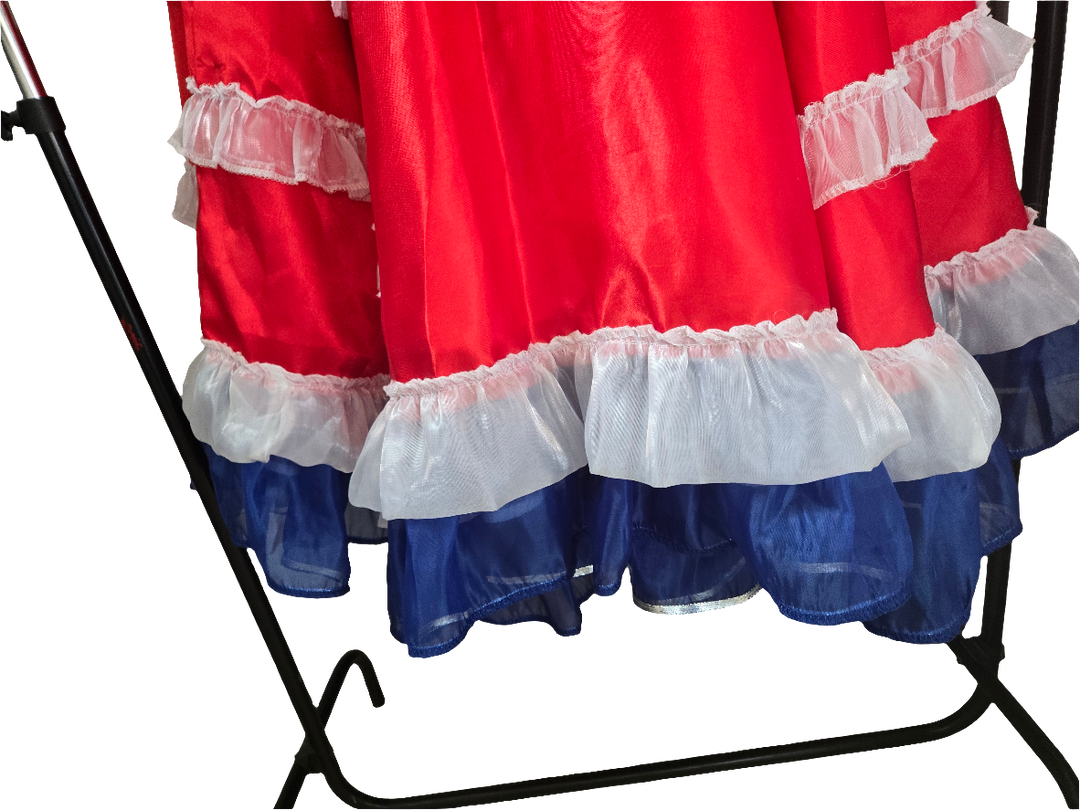 Ensemble Bustier Jupe Coiffe French Cancan