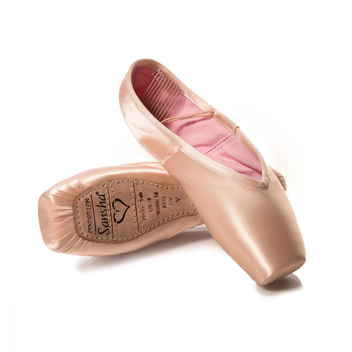 Chaussons Pointes satin Sansha modèle Cendrillon