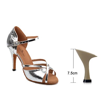 Chaussures danse Elouane argent Talons de 6cm