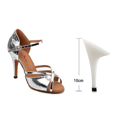 Chaussures danse Elouane argent Talons de 6cm