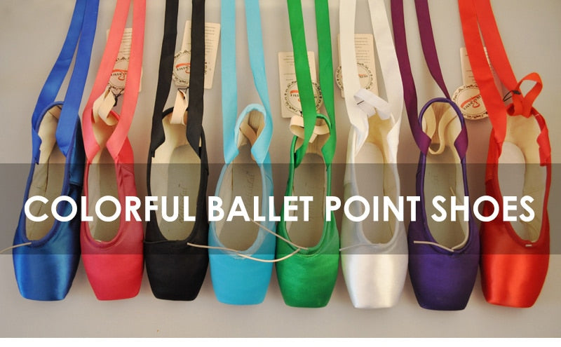 Chaussons Pointes satin plusieurs coloris