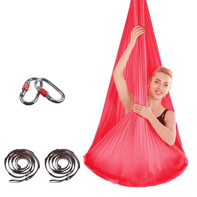 Hamac pour yoga aérien 5mx 2.8m avec accessoires