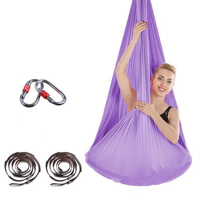 Hamac pour yoga aérien 5mx 2.8m avec accessoires