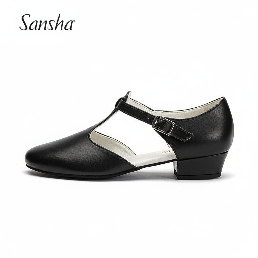 Chaussons danse cuir à talons Diva by Sansha T37