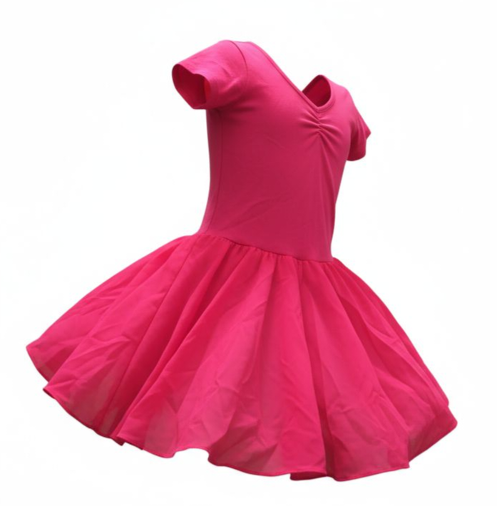 Justaucorps manches courtes jupette dos fantaisie Ivy kids 130cm