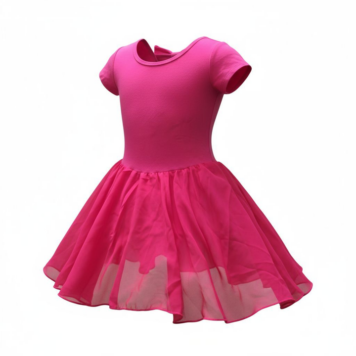 Justaucorps manches courtes jupette dos fantaisie Ivy kids 130cm