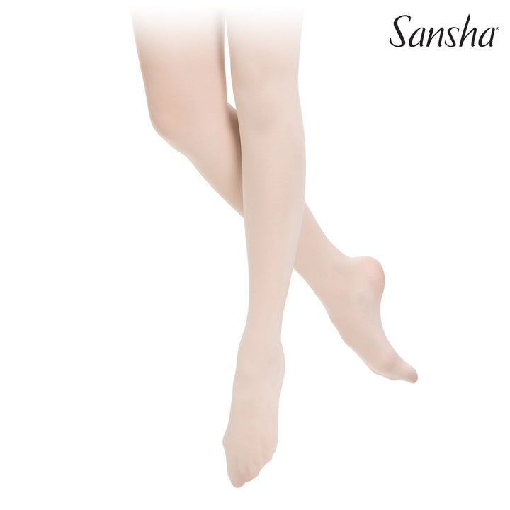 Collants danse avec pieds Sansha