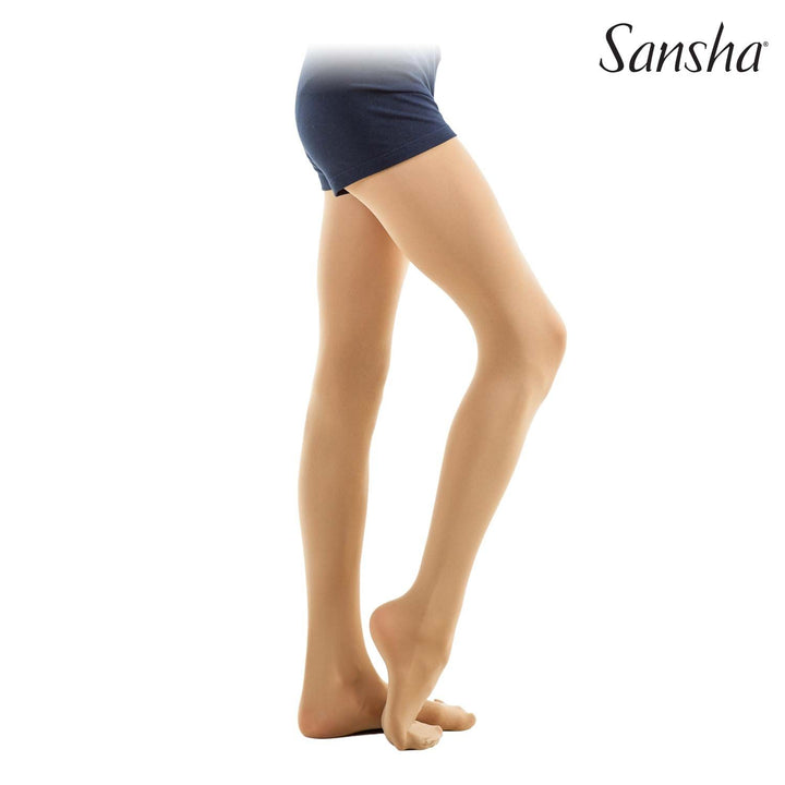 Collants danse avec pieds Sansha