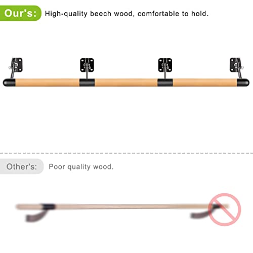 Barre Traditionnelle en Bois Massif Extensible