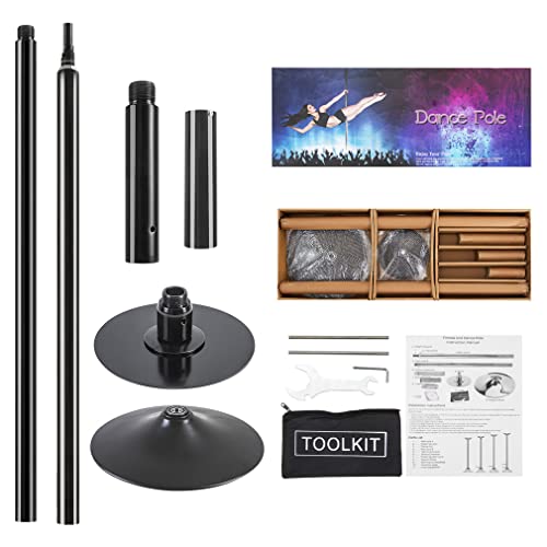 Barre de Pole Dance 360 spin coloris noir