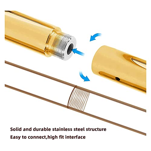 Extension pour barre Pole Dance tube or 45mn longueur 250mm