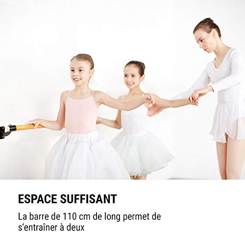 Barre de Danse mural longueur 110 cm en bois