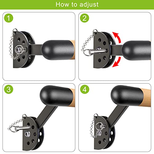 Barre Traditionnelle en Bois Massif Extensible