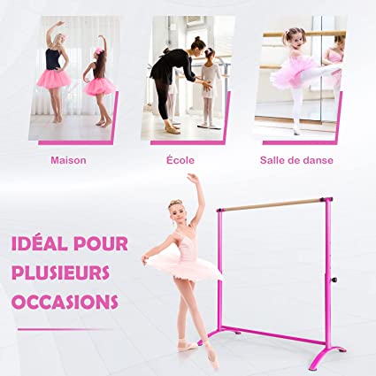 Barre de danse mobile réglable 4 hauteurs