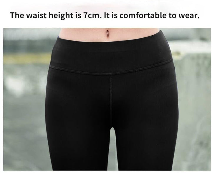 Legging capri avec taille haute et maille transparente