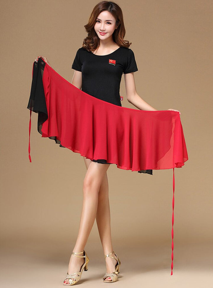 Jupe courte portefeuille danse latine