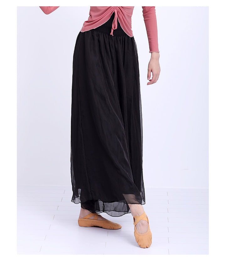 Pantalon danse large en mousseline Wanida
