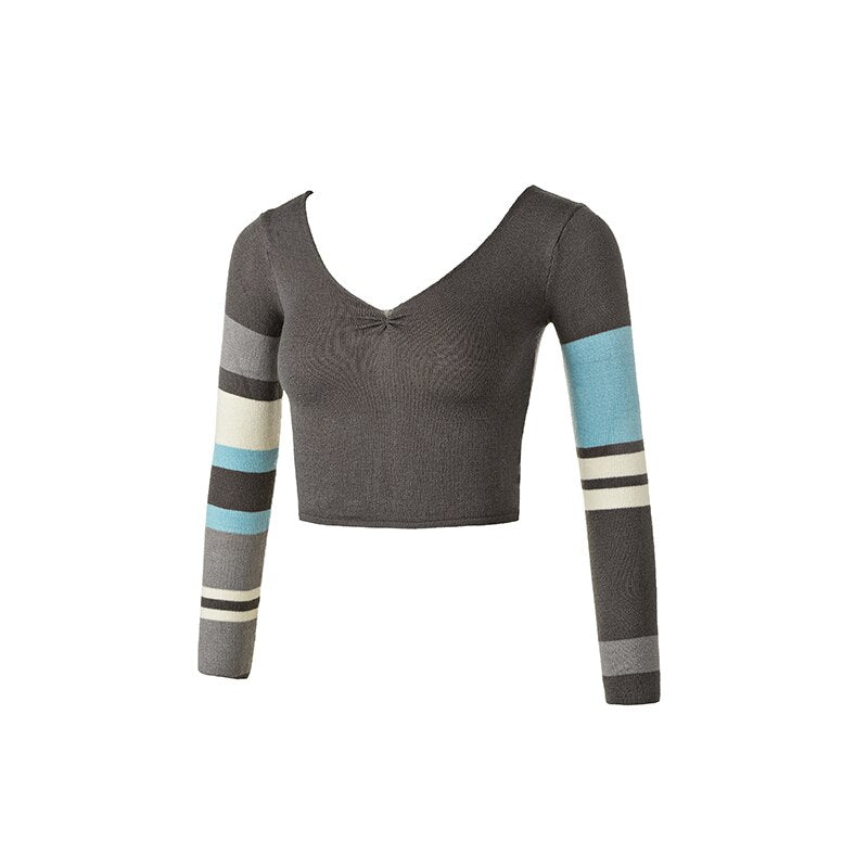 Top manches longues multicolore Sansha