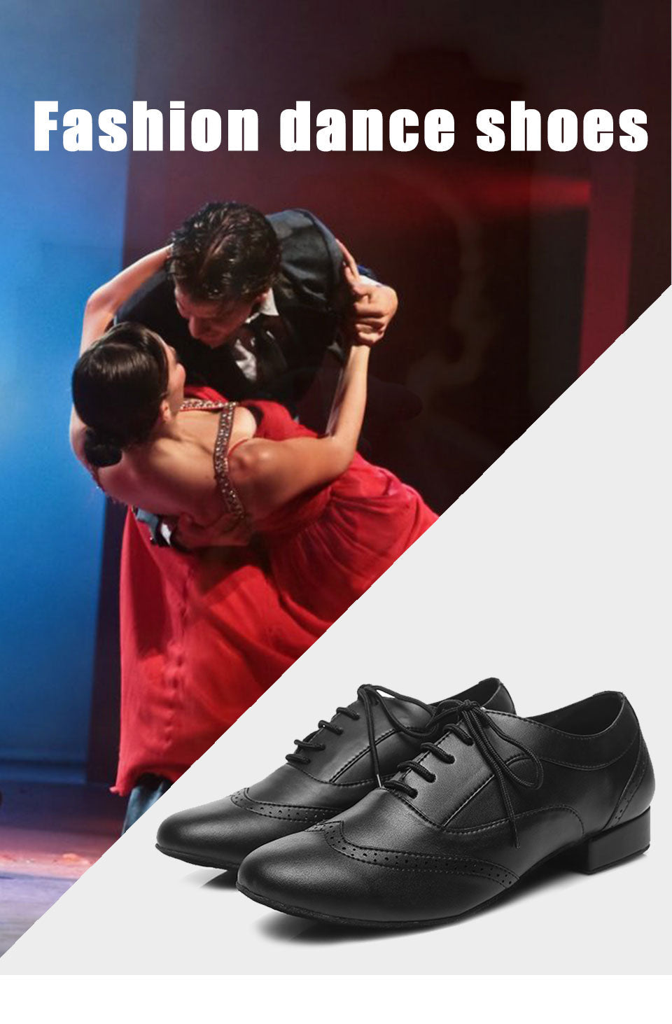 Chaussures de danse cuir noir