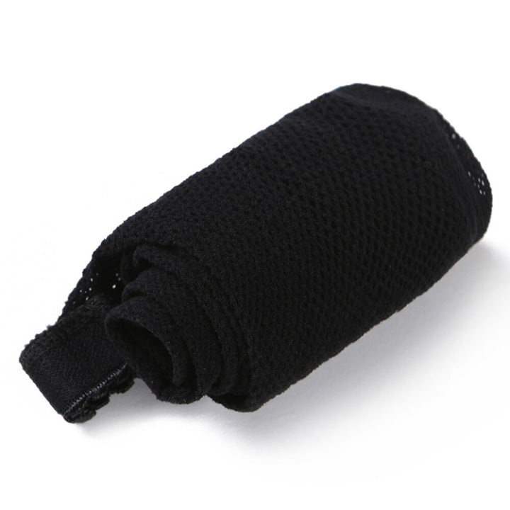 Collant résille avec ouverture aux pieds