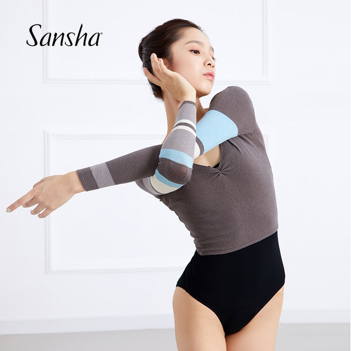 Top manches longues multicolore Sansha