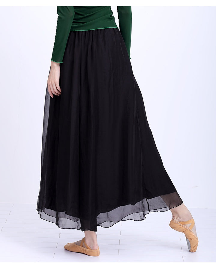 Pantalon danse large en mousseline Wanida