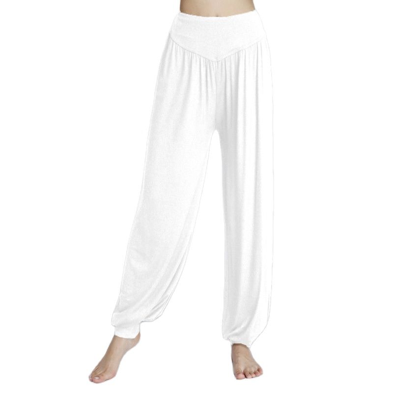 Pantalon large harem resserré aux chevilles