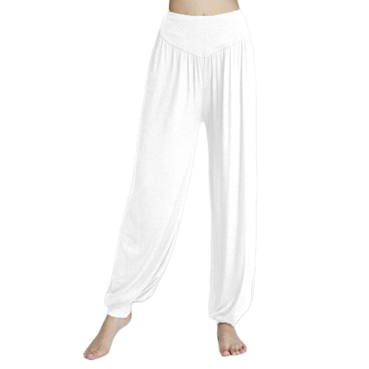 Pantalon large harem resserré aux chevilles