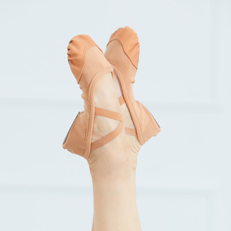 Chaussons demi-pointes bi-semelle microfibre Sansha