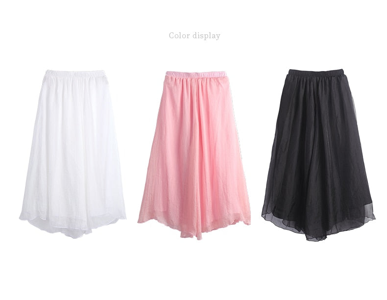 Pantalon danse large en mousseline Wanida