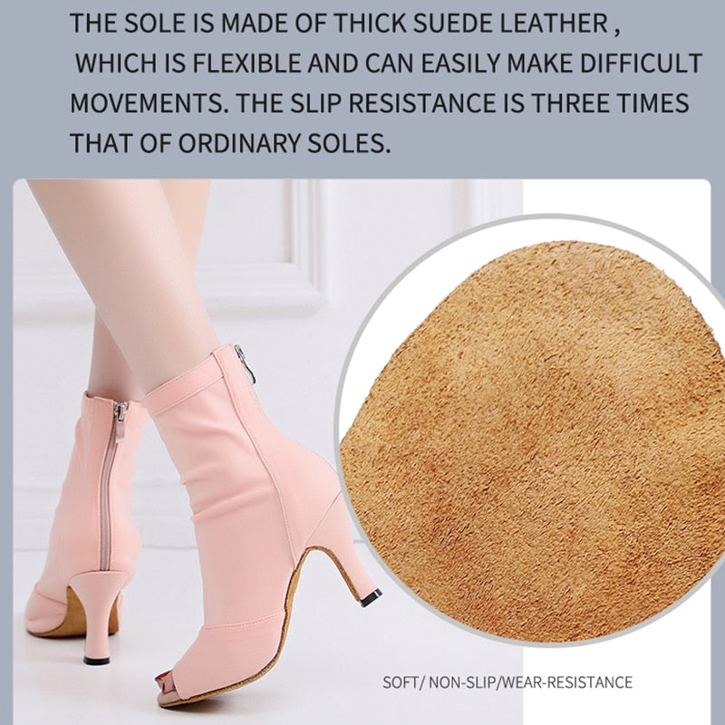 Bottines danse Assa bleu Talons de 6 à 10cm