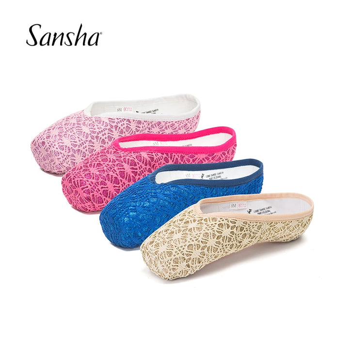 Chaussons Pointes Sansha avec broderies
