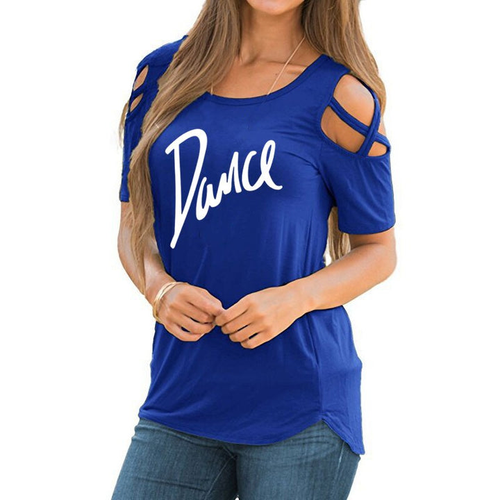 T-shirt épaules dénudées Dance 5 coloris disponibles
