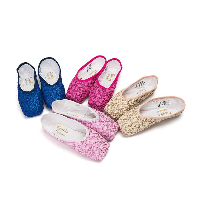 Chaussons Pointes Sansha avec broderies