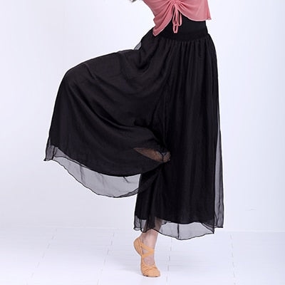 Pantalon danse large en mousseline Wanida