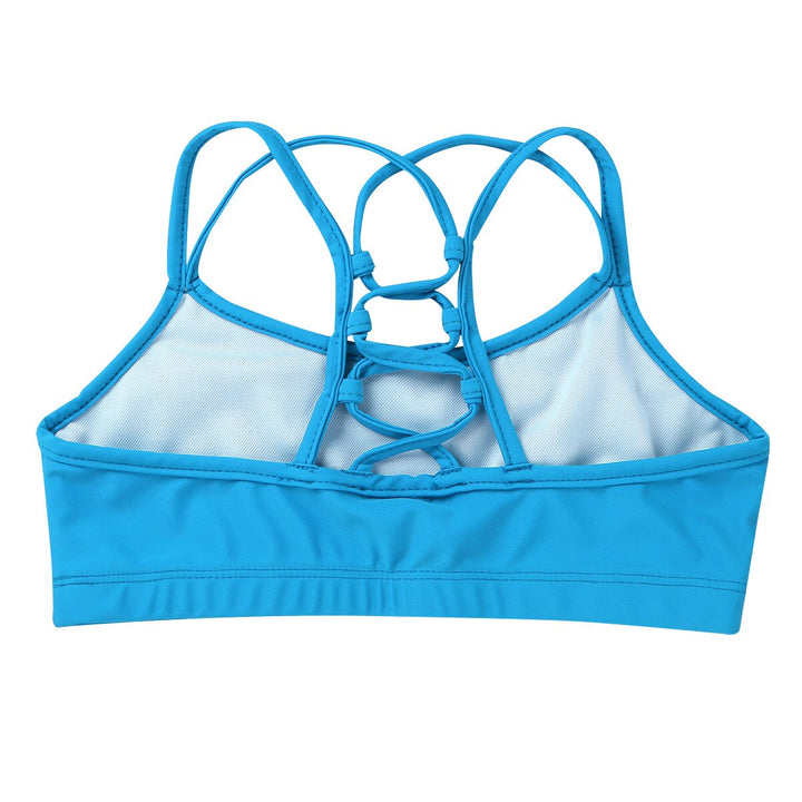 Brassière sport filles bretelles croisées au dos