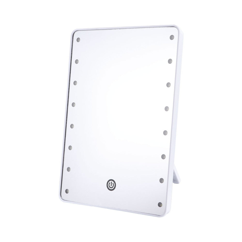Miroir de maquillage lumineux avec LED