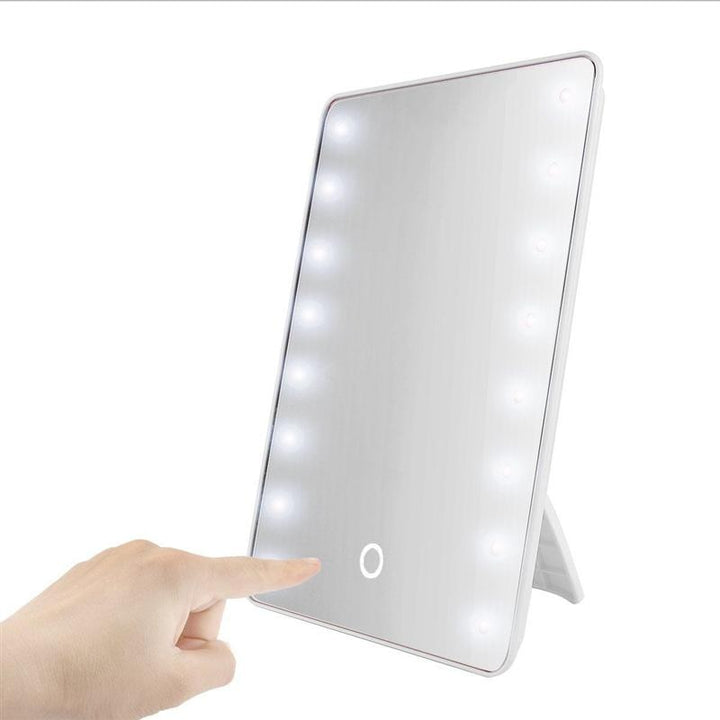 Miroir de maquillage lumineux avec LED