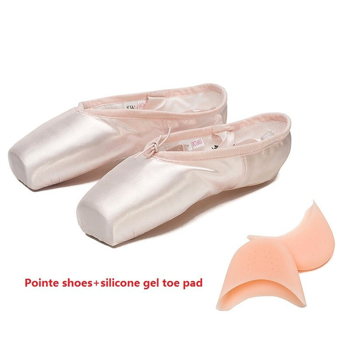 Chaussons Pointes en satin rose Sansha pour débutant