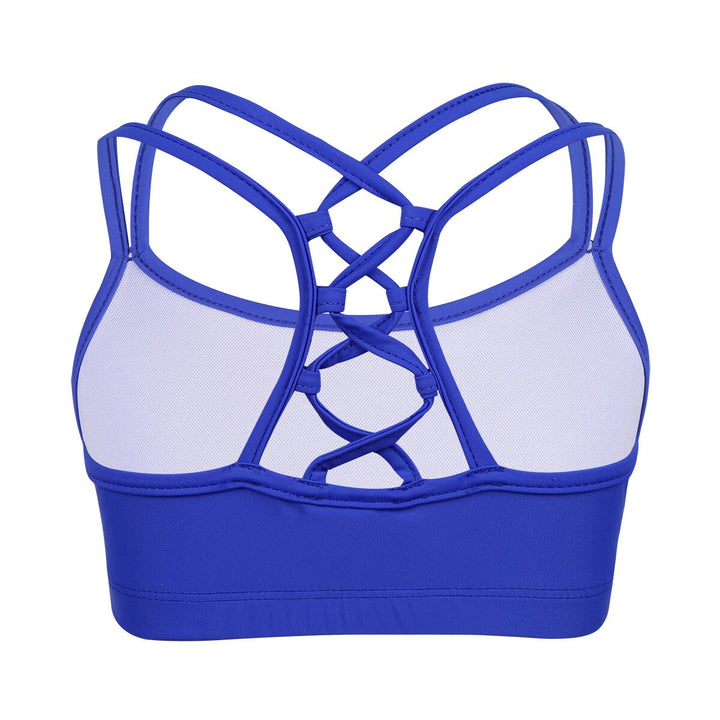 Brassière sport filles bretelles croisées au dos