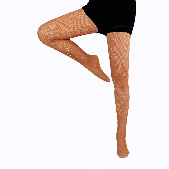 Collant résille pro avec strass